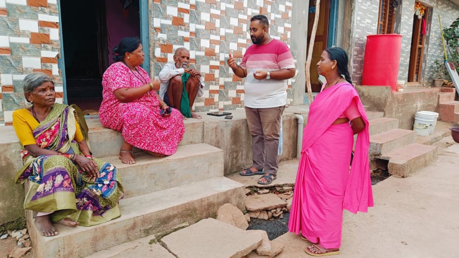 A rural screening camp by Dementia India Alliance